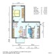 2-Raum-Wohnung mit Balkon linke Seite - 50,70 m²
