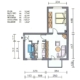 3-Raum-Wohnung 2. OG - 51,82 m²